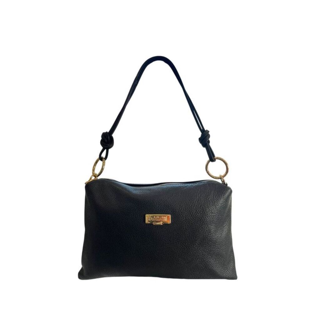 Baldinini Trend Black Leather Women Women's Bag